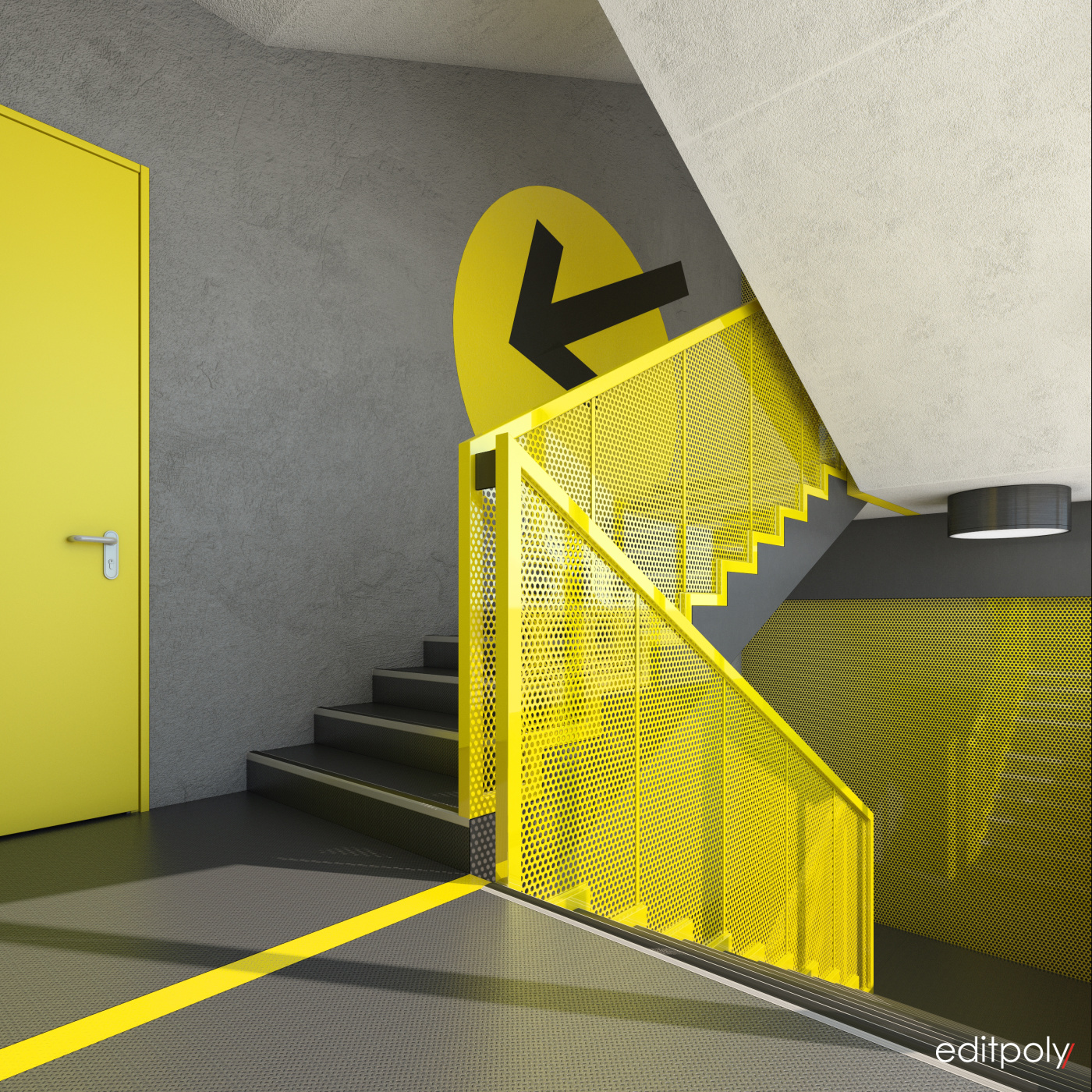 3d визуализация лестницы