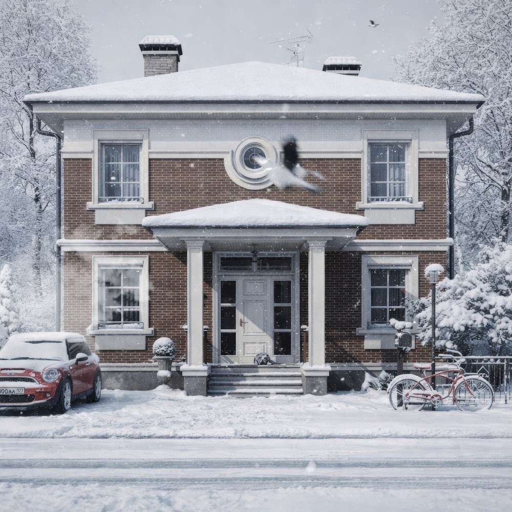 3d визуализация загородного дома