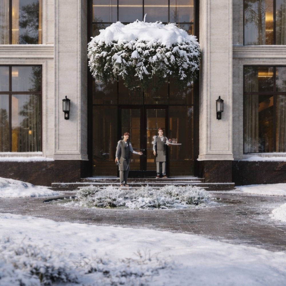 3d визуализация банкетного комплекса