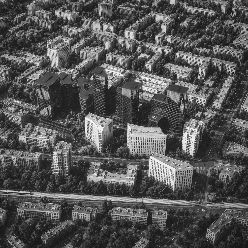 3d визуализация офисных зданий
