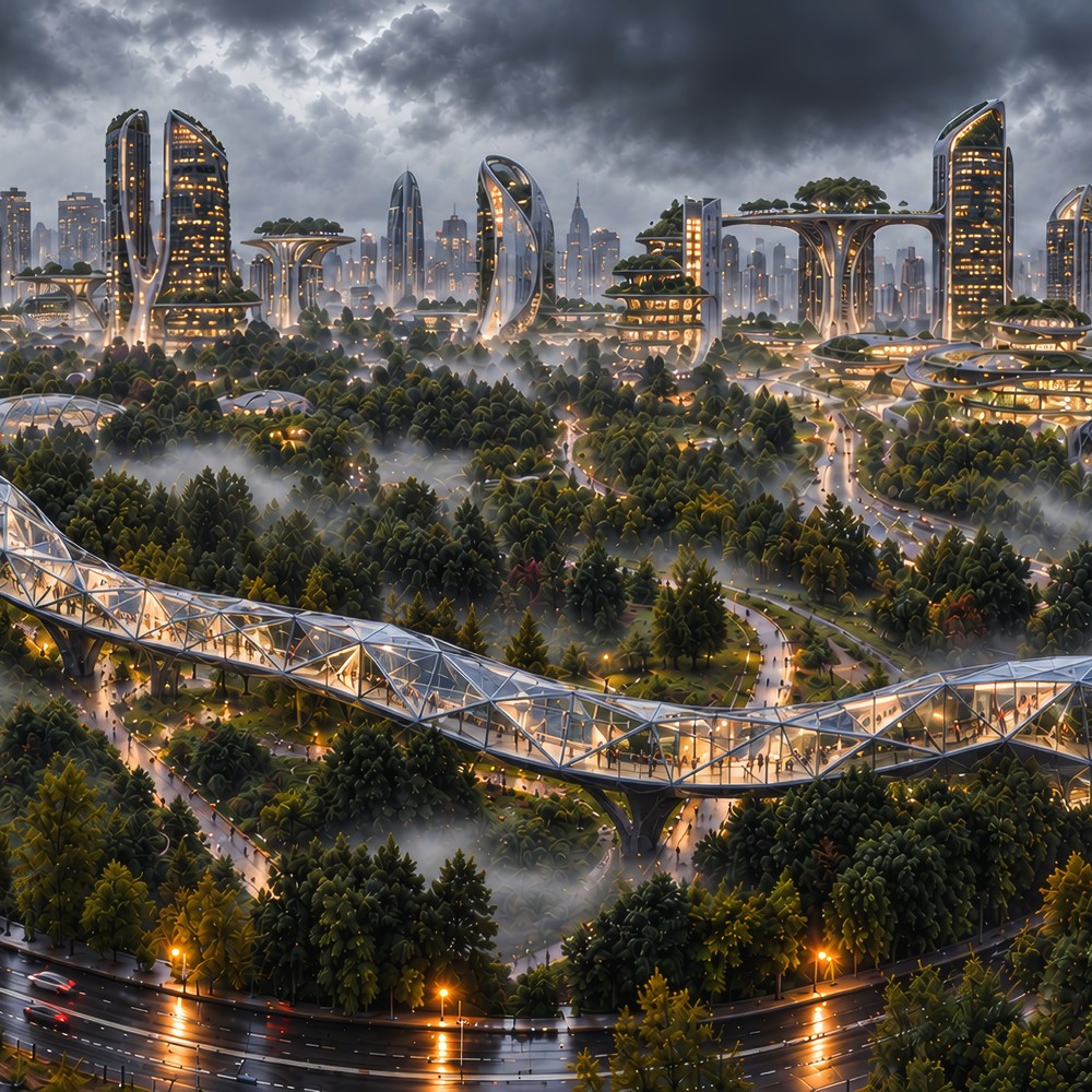 3d визуализация терренкуров в парке